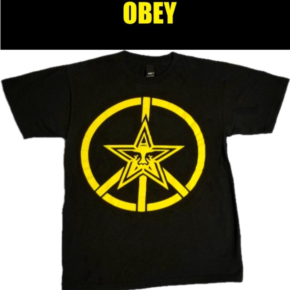 ✌Mens Obey Graphic T-Shirt